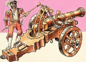 Canhões: canhão de bronze fundido
