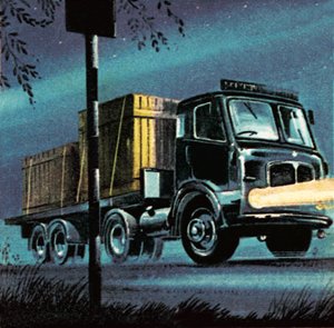 Camião pertencente à empresa pública British Road Services de Dan Escott