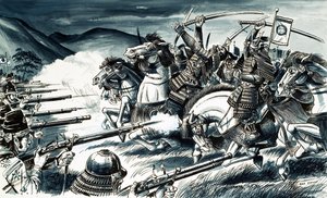 A batalha de Nagashino em 1575 de Dan Escott