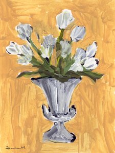 Tulipas brancas de Dan Hobday