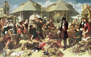 Pedro I, o Grande (1672-1725) no Deptford Dockyard