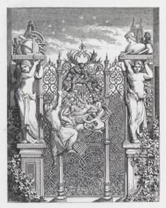 Ilustração para o poema de Tennyson, A Princesa (gravura) de Daniel (after) Maclise