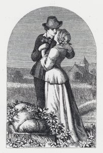 Ilustração para o poema de Tennyson, A Princesa (gravura) de Daniel (after) Maclise