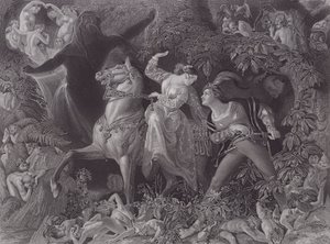 Undine (gravura) de Daniel (after) Maclise