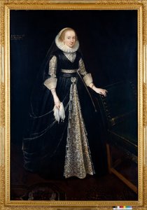 Eilzabeth Howard (óleo sobre tela) de Daniel (attr. to) Mytens