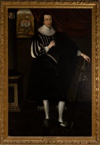 Sir Edward Bisshopp Kt, 2º Bt. De Parham (1602-1649) de Daniel (circle of) Mytens
