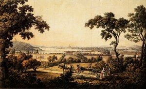 Vista de Klein Glienicke para Potsdam de Daniel Berger