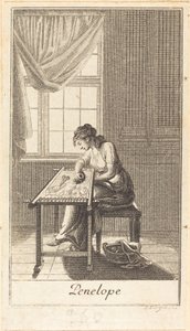 Penélope de Daniel Berger after Daniel Nikolaus Chodowiecki