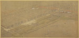 Placa 114 do Plano de Chicago, 1909: Chicago. Proposta de Boulevard e Parkway em Michigan...