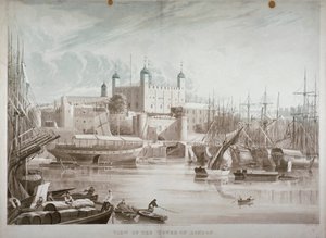 Torre de Londres, 1819. de Daniel Havell