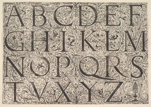 Alfabeto Romano Majuscule, ca. 1520