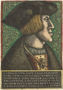 Imperador Carlos V de Daniel Hopfer and Hieronymus Hopfer
