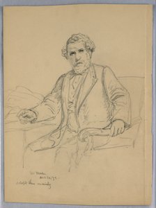 Desenho, Charles J. Martin para o, 20 de dezembro de 1878 de Daniel Huntington