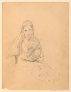 Desenho, Miss Elliot Sentada, 15 de maio de 1841 de Daniel Huntington