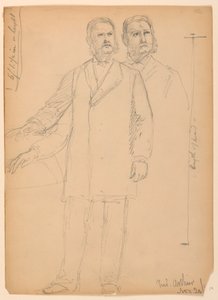 Desenho, Presidente Chester A. Arth, 1850 de Daniel Huntington