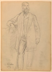 Desenho, Presidente Chester A. Arth, 1884 de Daniel Huntington