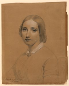 Desenho, Sarah E. Richards, irmã, 1841 de Daniel Huntington
