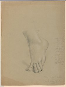 Desenho, Estudo para Duplicado de "Christiana", março de 1850 de Daniel Huntington