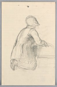 Desenho, Estudo para "Grupo Científico", 1858 de Daniel Huntington