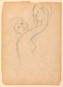Desenho, Estudo para o Ac. Nacional, 1887 de Daniel Huntington