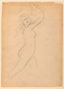 Desenho, Estudo para o Ac. Nacional, 1887 de Daniel Huntington