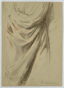 Desenho, Estudo para "Tribute Money", 1852 de Daniel Huntington