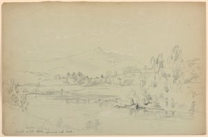 Monte Chocorua, do riacho de Daniel Huntington