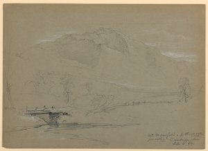 Mount Mansfield de Pleasant Valley Road, Cambridge, Vermont de Daniel Huntington