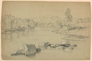 Ponte Pemigewassett, West Campton, New Hampshire de Daniel Huntington