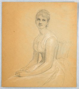 Esboço para Retrato de uma Mulher de Daniel Huntington