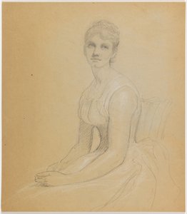 Esboço para o retrato de uma mulher de Daniel Huntington
