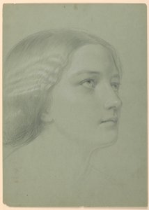Estudo para A Magdalen, F de Daniel Huntington