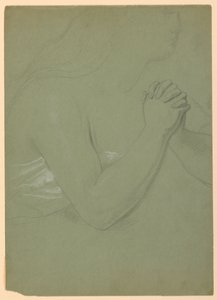 Estudo para A Magdalen, F de Daniel Huntington