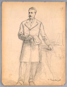 Estudo para Retrato de James Prendergast de Daniel Huntington