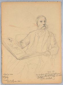Estudo para um retrato do Sr. Morris K. Jesup, Esq. de Daniel Huntington