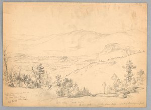 Vista olhando para o sul de Mt. Kearsarge, New Hampshire de Daniel Huntington