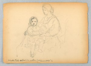 Sobrinho de William Walter Phelps e sua mãe, Sra. Steuart Dodge de Daniel Huntington