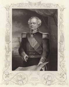 Almirante Dundas (gravura) de Daniel John. Pound