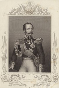 Alexandre II, Imperador da Rússia (18181881) (gravura) de Daniel John. Pound