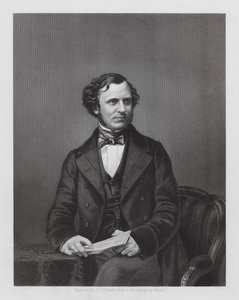 Edward Henry Stanley, Lord Stanley, político britânico (gravura)