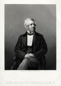 George William Frederick Howard, 7º Conde de Carlisle, político e estadista britânico, c1880. de Daniel John Pound