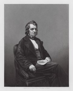 John Arthur Roebuck, político britânico (gravura)