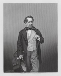 John Baldwin Buckstone, ator e dramaturgo inglês (gravura)