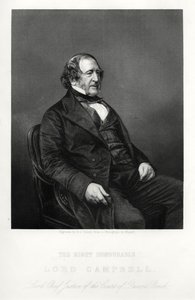 John Campbell, 1º Barão Campbell, político e advogado liberal britânico, c1880 de Daniel John Pound