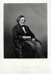 John Gibson, 1790-1866, escultor britânico, c1880.