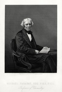 Michael Faraday, cientista britânico, c1880 de Daniel John Pound