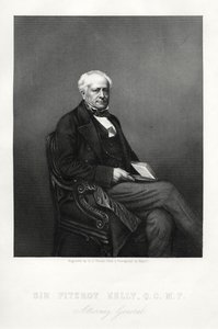 Sir Fitzroy Kelly, juiz inglês, c1880 de Daniel John Pound