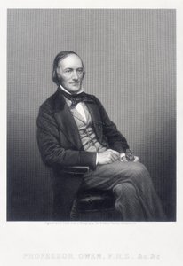 Sir Richard Owen, zoólogo inglês, c1860. de Daniel John Pound