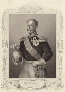 Czar Nicolau I, Imperador da Rússia (gravura) de Daniel John. Pound