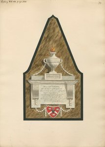 Memorial a Dama Ann Edwards e Sir Thomas Edwards da Igreja Ealing de Daniel Lysons